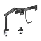 Uchwyty do monitorów - Elastyczny uchwyt 2 monitory do 5 kg z regulacją pozycji Spacetronik SPAI120 - miniaturka - grafika 1