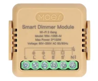 Systemy inteligentnych domów - MOES Ściemniacz dopuszkowy podwójny Mini Wi-Fi TUYA - miniaturka - grafika 1