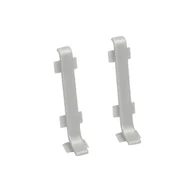 Listwy przypodłogowe - Łącznik do listew 59 mm Srebrny mat 2 szt Cezar - miniaturka - grafika 1