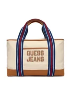 Torby podróżne - Guess Jeans Torba M5BZ92 WL970 Écru - miniaturka - grafika 1