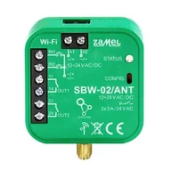 Akcesoria do bram - ZAMEL Sterownik bramowy WI-FI 2-kanałowy z anteną zewnętrzną SUPLA SBW-02 ANT - miniaturka - grafika 1
