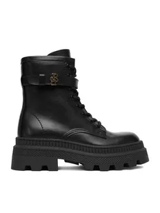 Badura Trapery EO-AMELIE-40800 Czarny - Botki damskie - miniaturka - grafika 1