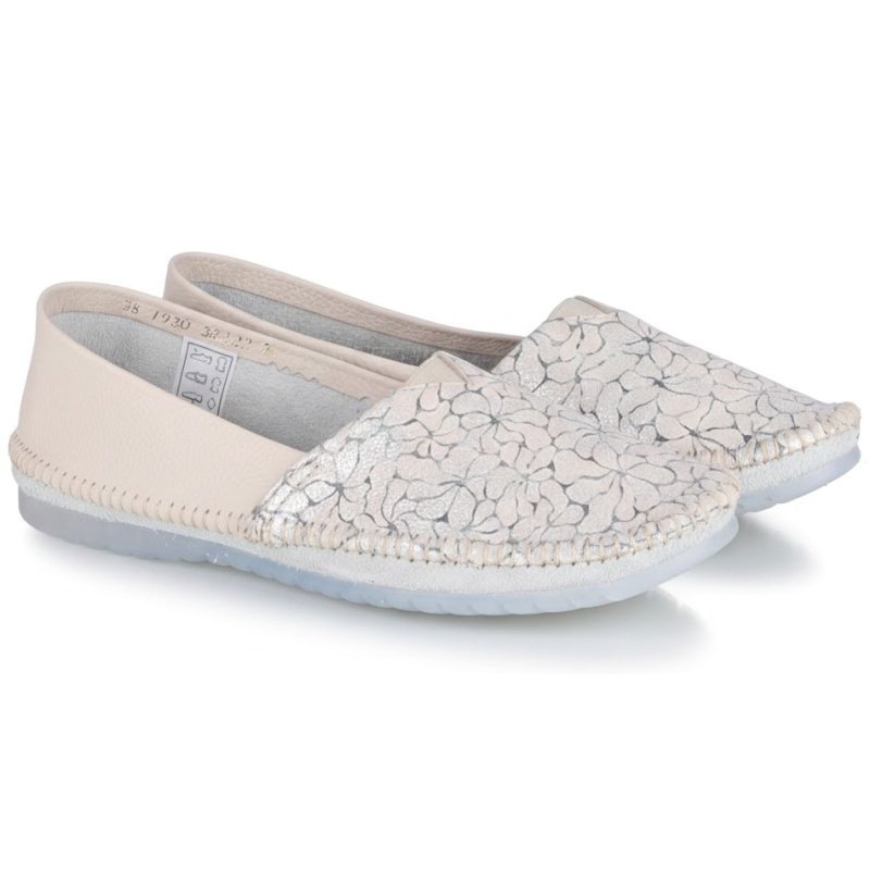 Baleriny damskie Maciejka 1930B-32/00-0 BEŻ R.36