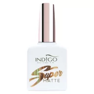 Lakiery hybrydowe - Indigo Indigo Super Matte Top Coat Matowy 13ml - miniaturka - grafika 1