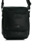 Torby męskie - Torba męska na ramię z ekoskóry - miniaturka - grafika 1