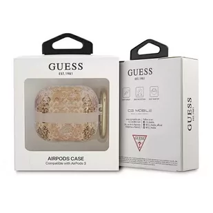 Guess  GUA3HHFLD AirPods 3 cover złoty/gold Paisley Strap Collection - Akcesoria do słuchawek - miniaturka - grafika 3