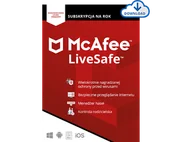 Programy antywirusowe - Kod aktywacyjny MCAFEE Program antywirusowy LiveSafe 1 rok - miniaturka - grafika 1