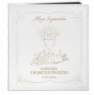 Albumy fotograficzne - Album na zdjęcia z grawerem dla dziewczynki na komunię - miniaturka - grafika 1