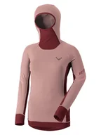 Bluzy sportowe damskie - DYNAFIT Bluza funkcyjna "Alpine" w kolorze różowym - miniaturka - grafika 1