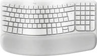 Klawiatury - Logitech Wave Keys for Mac klawiatura Dom/Biuro Bluetooth QWERTZ Niemiecki Biały - miniaturka - grafika 1