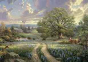 Schmidt Spiele Puzzle 1000 el. THOMAS KINKADE Życie na wsi SHP023 - Puzzle - miniaturka - grafika 2