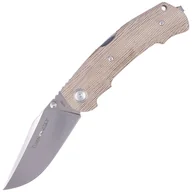 Noże - Nóż składany Viper Turn Essential Natural Canvas Micarta, Satin M390 by Fabrizio Silvestrelli (V5988CN) - miniaturka - grafika 1