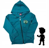 Bluzy dla dziewczynek - BLUZA DZIECIĘCA ROZPINANA CHŁOPIĘCA bawełna minecraft kaptur 98 2 - 3 lat - miniaturka - grafika 1