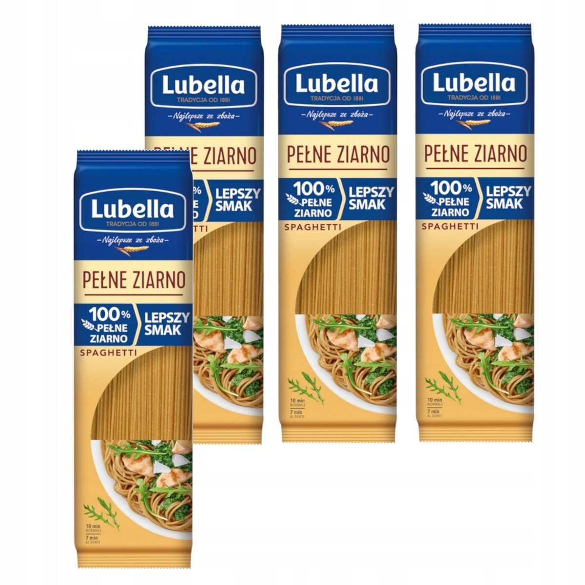 Makaron spaghetti pełnoziarnisty TGE 2,5 kg