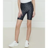 Spodnie sportowe damskie - Guess Kolarki Slim Fit - miniaturka - grafika 1