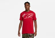 Koszulki męskie - Nike Air Jordan Air Script Crew Dri-Fit Tee Gym Red - miniaturka - grafika 1