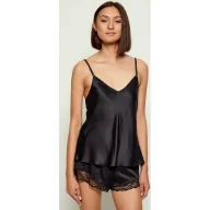 Piżamy damskie - Calvin Klein Underwear Satynowa piżama Regular Fit - miniaturka - grafika 1