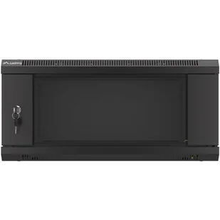 Lanberg Szafa 19" 4U 600x450, czarna FLAT PACK WF01-6404-10B - Szafy rack - miniaturka - grafika 1