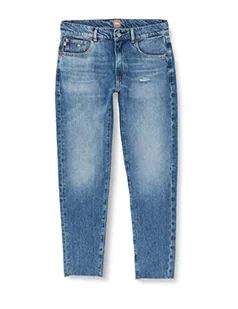 BOSS Damskie spodnie jeansowe, medium blue, 30 - Spodnie damskie - miniaturka - grafika 1