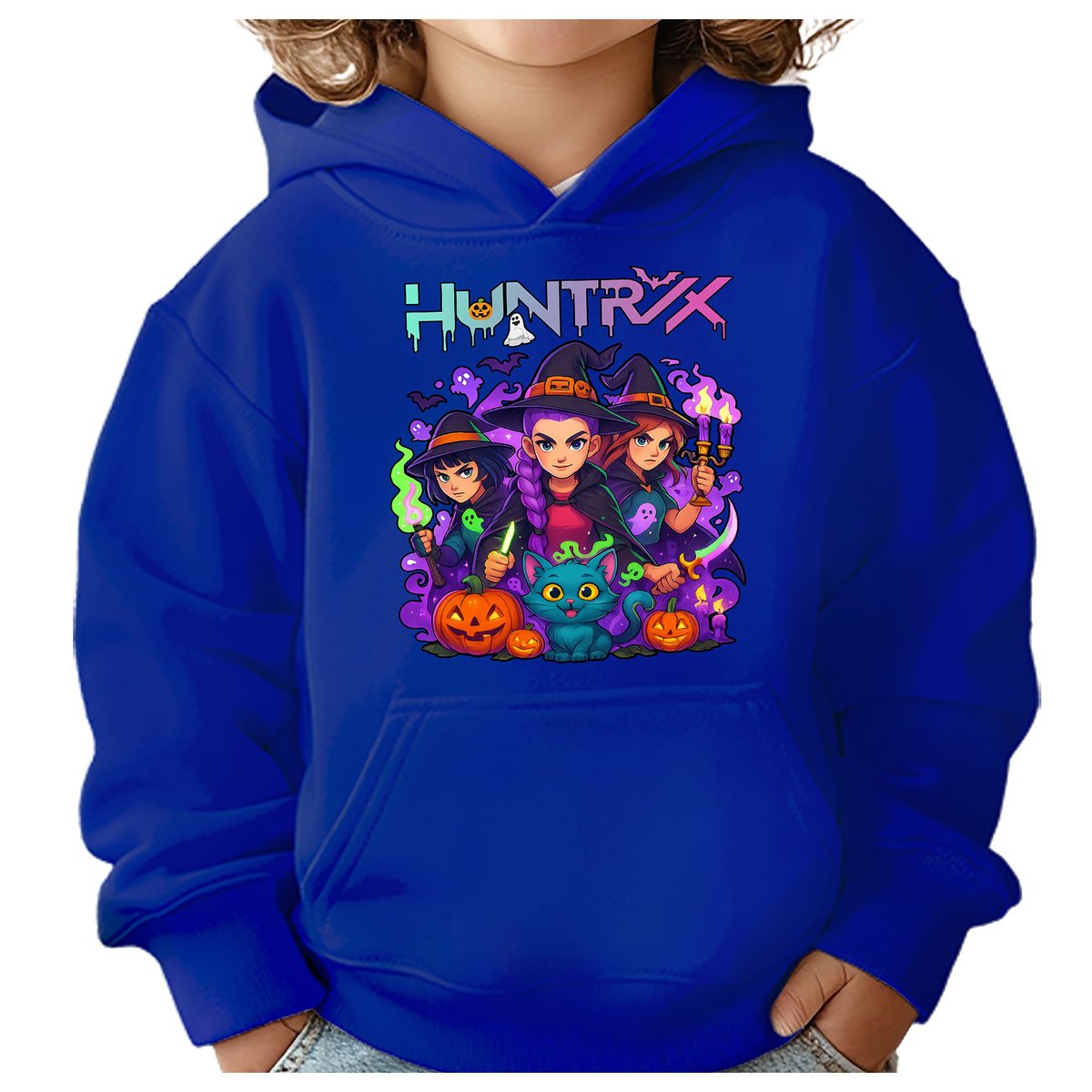 BLUZA DZIECIĘCA HUNTRIX HALLOWEEN 122-128 Z KAPTUREM BAWEŁNIANA JAKOŚĆ