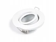 Oprawy, klosze i abażury - Oprawa halogenowa Led sufitowa hermetyczna Biała - miniaturka - grafika 1