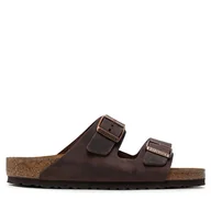 Klapki i japonki męskie - Klapki Birkenstock Arizona Bs 0052531 Brązowy - miniaturka - grafika 1