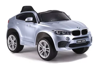 Auto na Akumulator Bmw X6 Srebrny Lakierowany - Pojazdy elektryczne dla dzieci - miniaturka - grafika 34