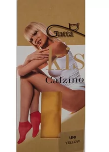 SKARPETY GATTA KIS %PR (kolor żółty, rozmiar uniwersalny) - Skarpetki damskie - miniaturka - grafika 1