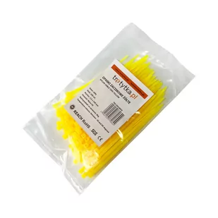 Opaski zaciskowe Tretytka UV 2,5 x 100 mm, żółty - Inne mocowania - miniaturka - grafika 1