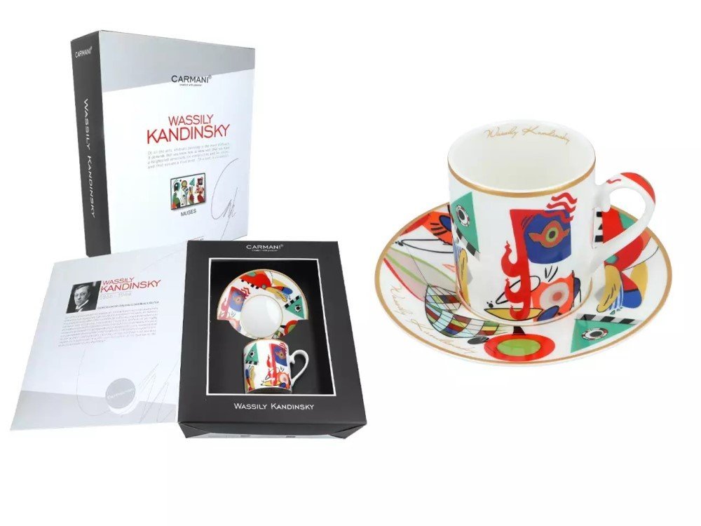 Filiżanka ze spodkiem 0,25 L Carmani - Wassily Kandinsky, Muses 33.046-0309