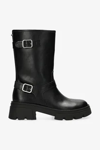 Mexx botki SUMATRA RIVER damskie kolor czarny na płaskim obcasie MI001705753W-01 - Botki damskie - miniaturka - grafika 1