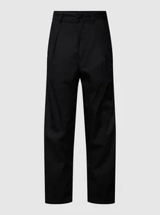 Chinosy z wpuszczanymi kieszeniami model ‘Pleated’ - Spodnie damskie - miniaturka - grafika 1