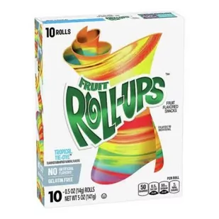 Fruit Roll Ups Tropical Tie Dye 141g - Żelki - miniaturka - grafika 1