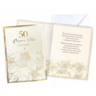 Kartki okolicznościowe i zaproszenia - Kukartka Karnet Rocznica ślubu - miniaturka - grafika 1