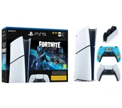 Konsole Playstation - Sony PlayStation 5 Digital Slim D Chassis PS5 1TB Fortnite Cobalt + Dodatkowy Pad Fortnite + Stacja Ładowania - miniaturka - grafika 1
