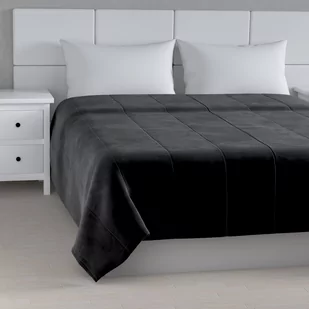 Dekoria Narzuta pikowana w pasy Velvet 260 x 240 cm głęboka czerń szer.260 × dł.240 cm Velvet Narzuta pikowana w pasy Velvet 260 x 240 cm głęboka czerń szer.260 × dł.240 cm Velvet - Narzuty - miniaturka - grafika 1