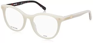 Love Moschino Damskie okulary przeciwsłoneczne Mol592, białe, 51, biały - Okulary przeciwsłoneczne - miniaturka - grafika 1