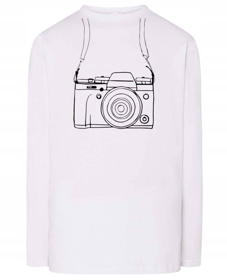 Longsleeve męski nadruk APARAT na PASKU r.XL