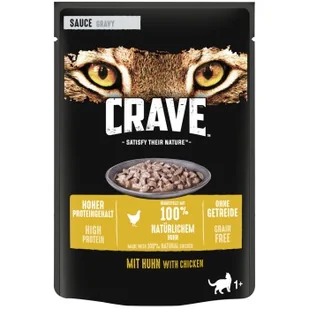 CRAVE w sosie 28 x 85 g Kurczak - Mokra karma dla kotów - miniaturka - grafika 1