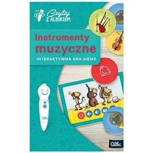Albi Czytaj z Albikiem Interaktywna gra memo Instrumenty muzyczne - Gry planszowe - miniaturka - grafika 1