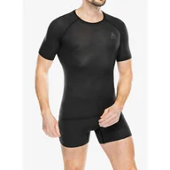 Pozostała odzież narciarska - Koszulka termoaktywna męska Odlo Merino PW 140 Seamless BL Top Crew Neck SS - miniaturka - grafika 1