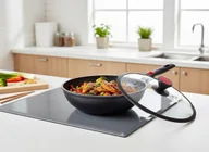 Patelnie - Wok 30 cm Advantage patelnia z pokrywą - miniaturka - grafika 1