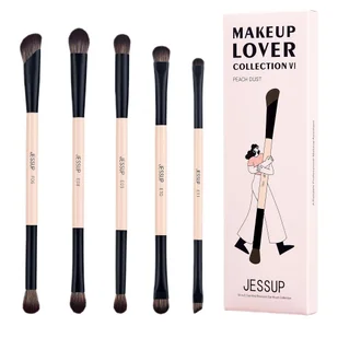 Jessup 10-in-5 Duo-End Precision Eye Brush Collection zestaw 5 pędzli do makijażu oka T509 5 szt. - Pędzle do makijażu - miniaturka - grafika 1