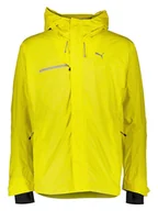 Kurtki i kamizelki sportowe męskie - Puma Kurtka funkcyjna "Hardshell" w kolorze żółtym - miniaturka - grafika 1