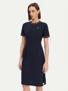Lacoste Sukienka codzienna EF9988 Granatowy Slim Fit - Sukienki - miniaturka - grafika 1