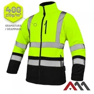 Odzież robocza - Kurtka odblaskowa polarowa M Yellow Art.Mas - miniaturka - grafika 1