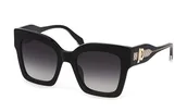 Okulary przeciwsłoneczne - Just Cavalli Okulary damskie, Shiny Black, 52 - miniaturka - grafika 1