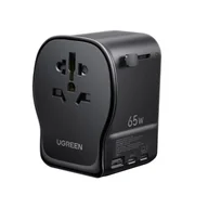 Ładowarki do telefonów - Ugreen 55001 ładowarka do urządzeń przenośnych Uniwersalne Czarny, Szary Prąd przemienny Szybkie ładowanie Wewnętrzna - miniaturka - grafika 1