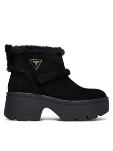 Guess Botki FLFBRD ESU10 Czarny - Botki damskie - miniaturka - grafika 1