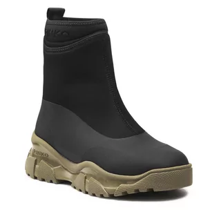 Botki damskie - Pinko Botki Moss Trek Boot AI 21-22 BLKS1 1H20YV Y7LG Nero/Verde ZS5 - grafika 1